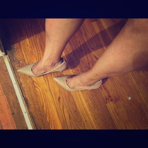 Sparke  gold Stuart Weitzman (size, run big)